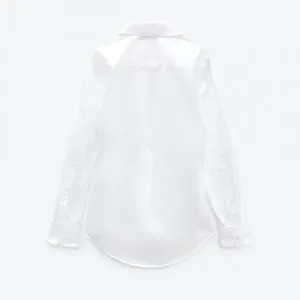 Zara | Tops | Zara Fitted Poplin Shirt Szm New W Tags | Poshmark